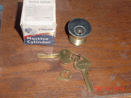 LOCKSMITH NOS Grade 2 GMS 6 pin keyed Mortise Cylinder Russwin RD1 D1 Chrome