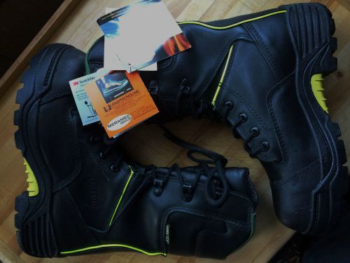 GLOBE Falcon M1023C Boot 10&#034;FireStation Hazmat Mining Ind Sz Mens 5.5XW Wmns 7XW