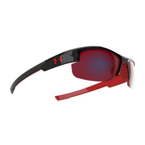 Under Armour 8600048-6001 Nitro L Shiny Black Frame w/Red Rubber Gray w/Infrared