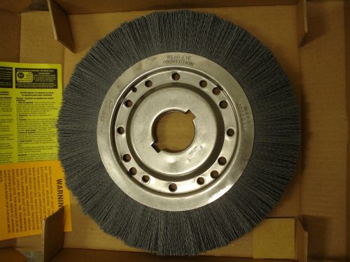 Osborn Abrasive Nylon Wide Face Brush 12&#034; Diameter 2&#034; Arbor 22423 NEW |35A|