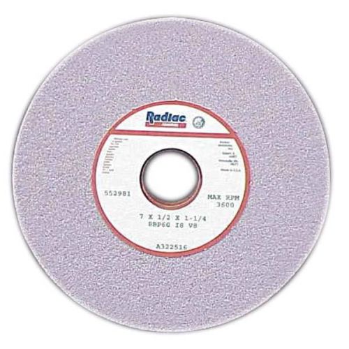 Radiac ceramic surface grinding wheel - size: 7&#034;x 1/2&#034;x 1-1/4&#034; 8bp60-h8-v8 for sale