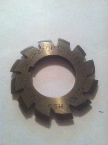 NEW INVOLUTE GEAR CUTTER #2 32P 54-134T 7/8&#034;bore HSS brown &amp; Sharpe