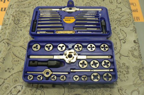 41 PC IRWIN HANSON 26317 METRIC TAP &amp; DIE SUPER SET 100% Complete