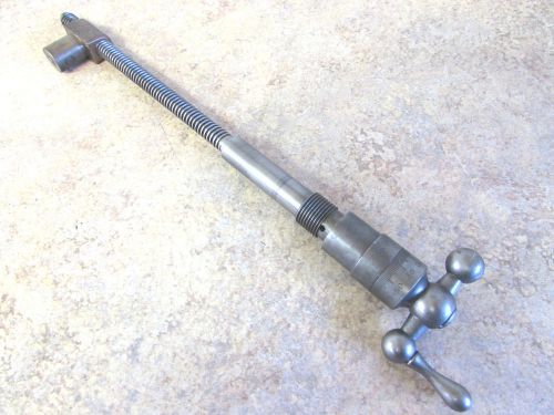 ORIGINAL SOUTH BEND 9 10K METAL LATHE SADDLE DRIVE SCREW &amp; HANDLE ASSEMBLY