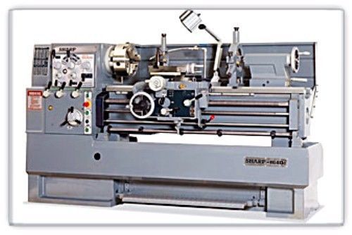 16&#034; Swg 40&#034; cc Sharp 1640L ENGINE LATHE, D1-8 Camlock with 3-1/16&#034; bore; precisi