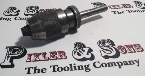 ALBRECHT 3/8&#034; ( 10mm ) KEYLESS DRILL CHUCK W/ 1/2&#034; STRAIGHT SHANK FOR MILL PRESS