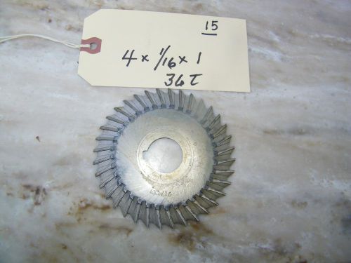 STRAIGHT SIDE MILLING CUTTER -USA - 4 X 1/16 X 1 -  36 TEETH