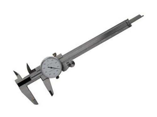 Dial Caliper Metric 0-200mm White Face Calipers New