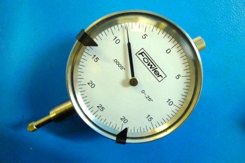 FOWLER .0005&#034; - travel 0-.25&#034; DIAL INDICATOR machinist tools *6