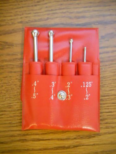 MITUTOYO SMALL HOLE GAGE SET # 154-901, .125~.500&#034; DIAMETER