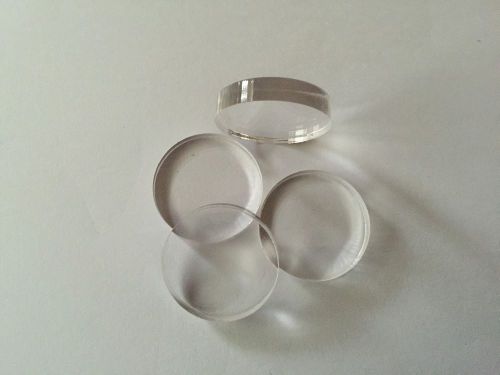 50 pcs 1-3/16&#034; dia. x 1/4&#034; thick laser cut clear cell cast plexiglass disks for sale