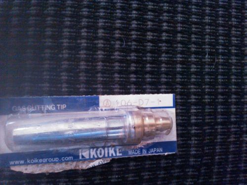 Koike 106D7  Cutting Tip Size 1