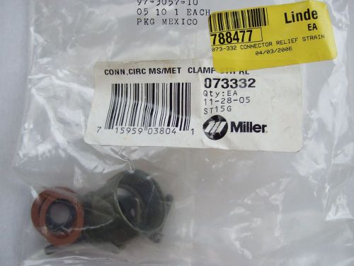 NEW MILLER 073332 CONNECTOR CIRCULAR MS/MET CLAMP