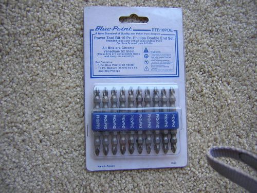 Blue point 20 pc. phillips drill bit set, ptb10pde for sale