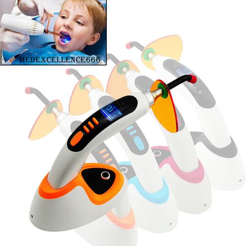 2015  Wireless Cordless LED Dental Curing Light Lamp 10W 1800MW Teeth Whitening