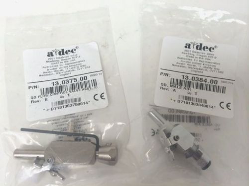 LOT OF 2 NEW  ADEC MALE AIR QD 13-0384-00 and A-DEC 13-0375-00/WARRANTY