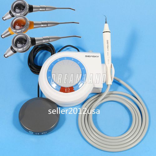 Dental Ultrasonic Piezo Scaler fit EMS WOODPECKER Handpiece Tips &amp; Air Polisher