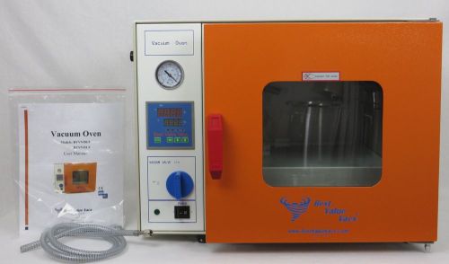 Vacuum Oven 0.9 Cu Ft 12 x 12 x 11&#034; Vacuum Chamber Degassing Vacuum Drying Oven