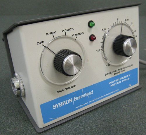 Sybron Barnstead Water Purity Meter PM-6