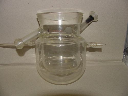 Ace Glass 1000 ML Reaction Kettle Vessel Double Wall 4 Inch Heavy Duty - Nice