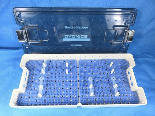 Smith &amp; nephew dyonics hysteroscope sterilization tray case 720568 w/ mat for sale