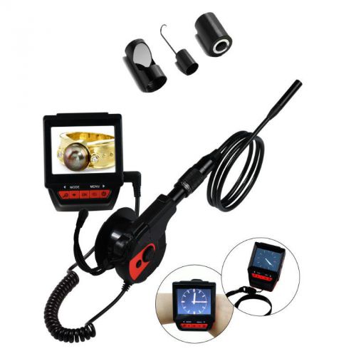 88g 2.4&#034; lcd watch endoscope borescope inspection camera dvr+magnet/mirror/hook for sale