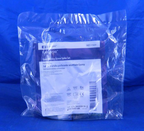 Kangaroo epump safety screw enteral feeding spike set 775659 - 30 pack for sale