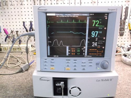 Datascope Gas Module II and Passport 2 W/Accessoreis