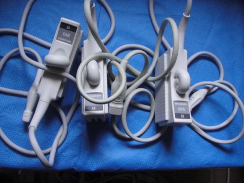 SIEMENS ACUSON 8V5 PINLESS  ULTRASOUND TRANSDUCER ( LOT OF 3 UNITS ) Transducer