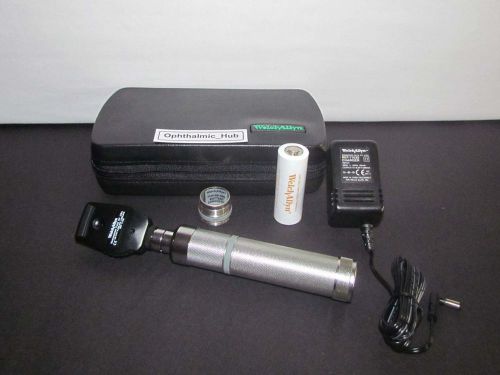 Welch allyn 3.5v coaxial ophthalmoscope with ni-cad in case # 11772-vc, hls ehs for sale