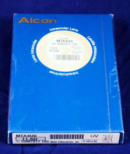 Alcon kelman multiflex 1 iii 11.5d intraocular lens 5.5mm optic 13.0mm mta4u0 for sale