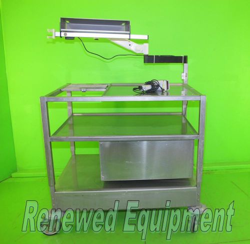 Custom Mobile Stainless Steel Procedure Cart Scanner Module Work Cart #3