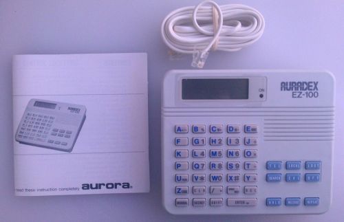 Auradex Ez-100 fax Memory Auto Dialer