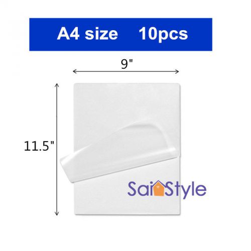 Bonsaii 75 mic letter size premium heat seal laminating pouches 9&#034; x 11.5&#034; a4 for sale