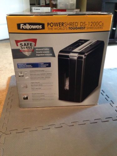 Fellowes Powershred DS-1200CS Light-Duty Cross-Cut Shredder, 12 - FEL3409003