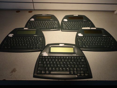 Lot of 5 AlphaSmart Neo Keyboard Word Processor No Acessories Screen Trouble