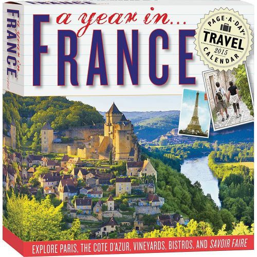 2015 A Year in France Desk Calendar Page A Day  NIB