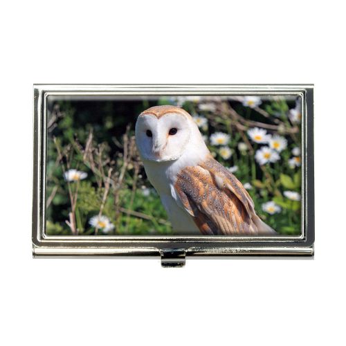 Barn Owl Business Credit Card Holder Case