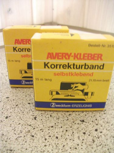 2 P. Zweckform 3515 Korrekturband selbstklebend 21,15 mm breit, 15 m lang