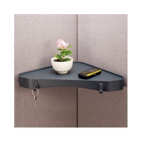 Cubicle Panels Corner Mount Holder Keys Storage Shelf Office Set Workspace NEW