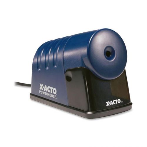 New ! Elmers 1792 X-Acto Electric Pencil Sharpener, 4&#034;x8-1/2&#034;x6&#034;, Translucent BK