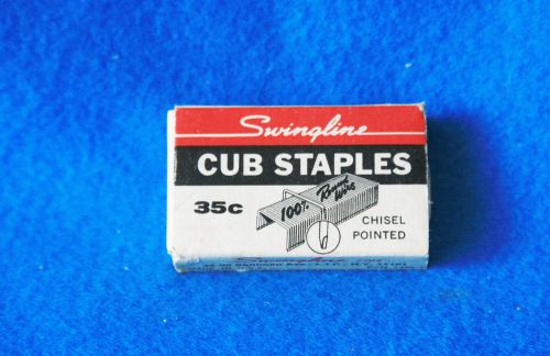 VINTAGE SWINGLINE CUB STAPLES