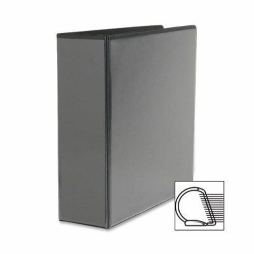 Sparco Slant Ring View Binder, 3&#034; Capacity, 11&#034;x8-1/2&#034;, Black (SPR09700)