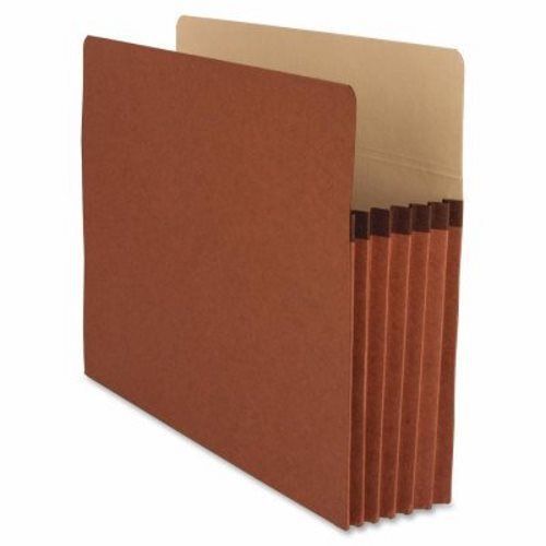 Business Source File Pocket, 5-1/4&#034; Exp., Letter, 10/BX, Redrope (BSN65792)