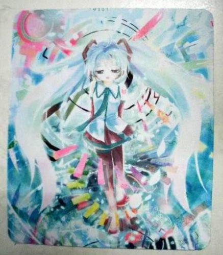 VOCALOID2 Anime Miku 21x18cm Computer Mousepad