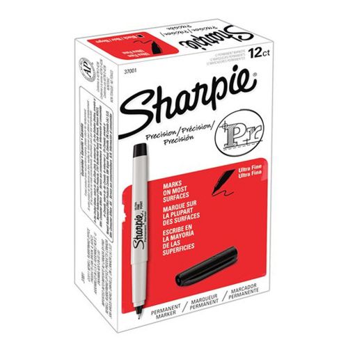 72  sharpie black ultra fine permanent markers item # 37001 for sale