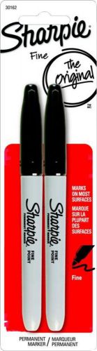 Sanford Sharpie Fine Black Permanent Marker 2 Count