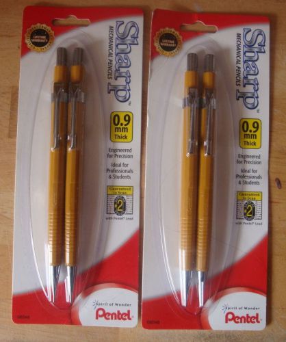 4 PENTEL P209C SHARP AUTOMATIC PENCILS * 0.9mm