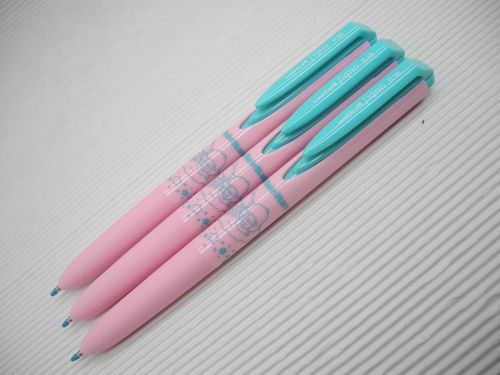 Pink x 3 new sanrio little twin stars uni-ball umn-185ckl 0.38mm rollerpen(japan for sale