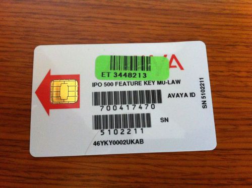 Avaya IPO 500 Feature Key MU-LAW Licensed Dongle